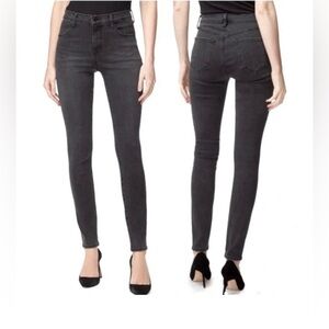 J Brand Maria Skinny Jeans in Vanity Black